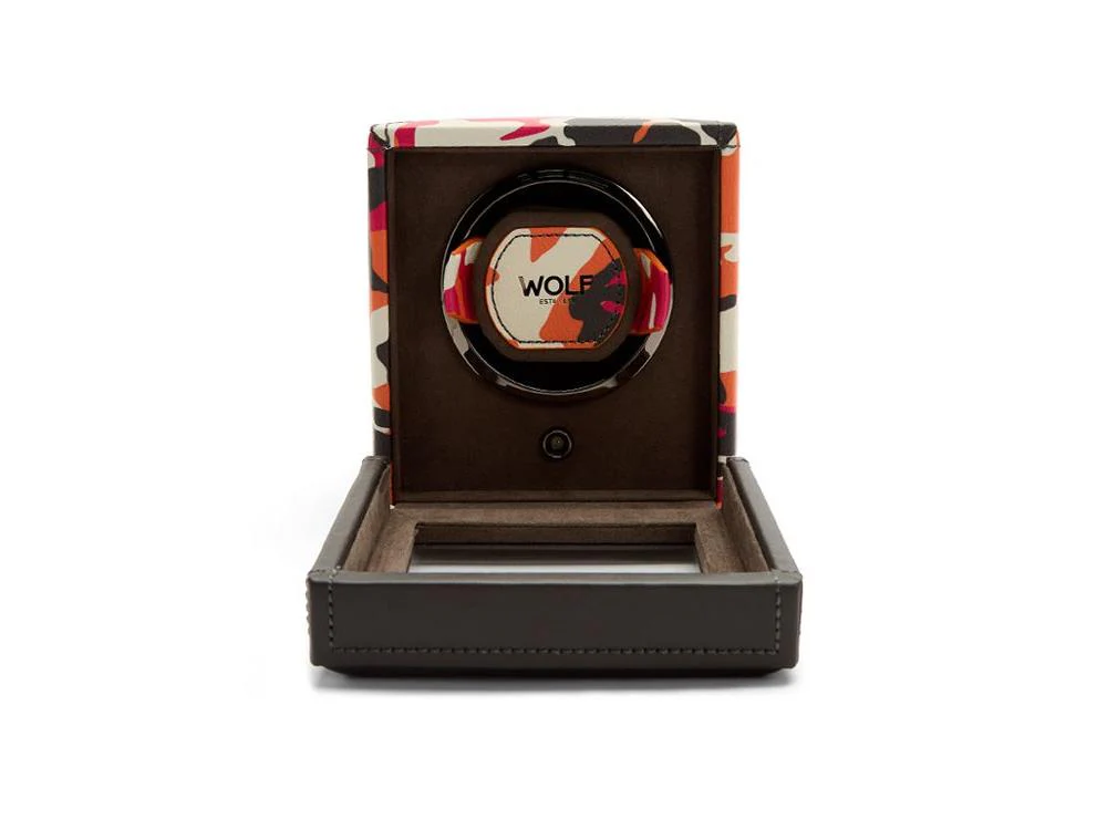 WOLF Elements Fire Watch winder, 1 Watch, Red, Vegan Leather, 665172 - Image 6