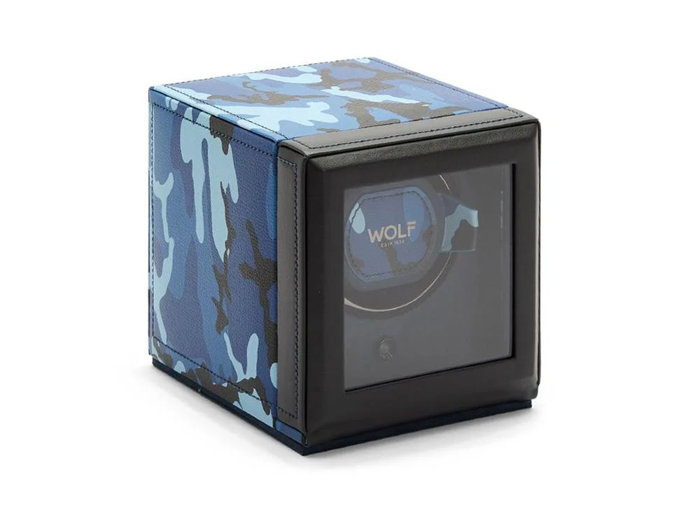 WOLF Elements Water Watch winder, 1 Watch, Blue, Vegan Leather, 665171 - Image 3