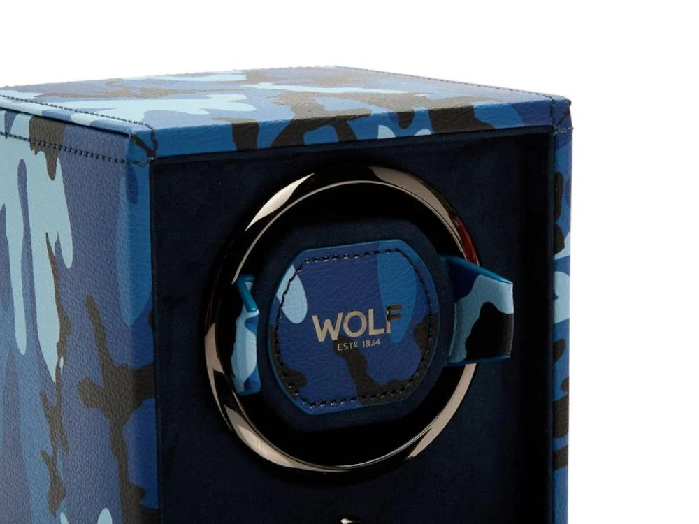 WOLF Elements Water Watch winder, 1 Watch, Blue, Vegan Leather, 665171 - Image 4