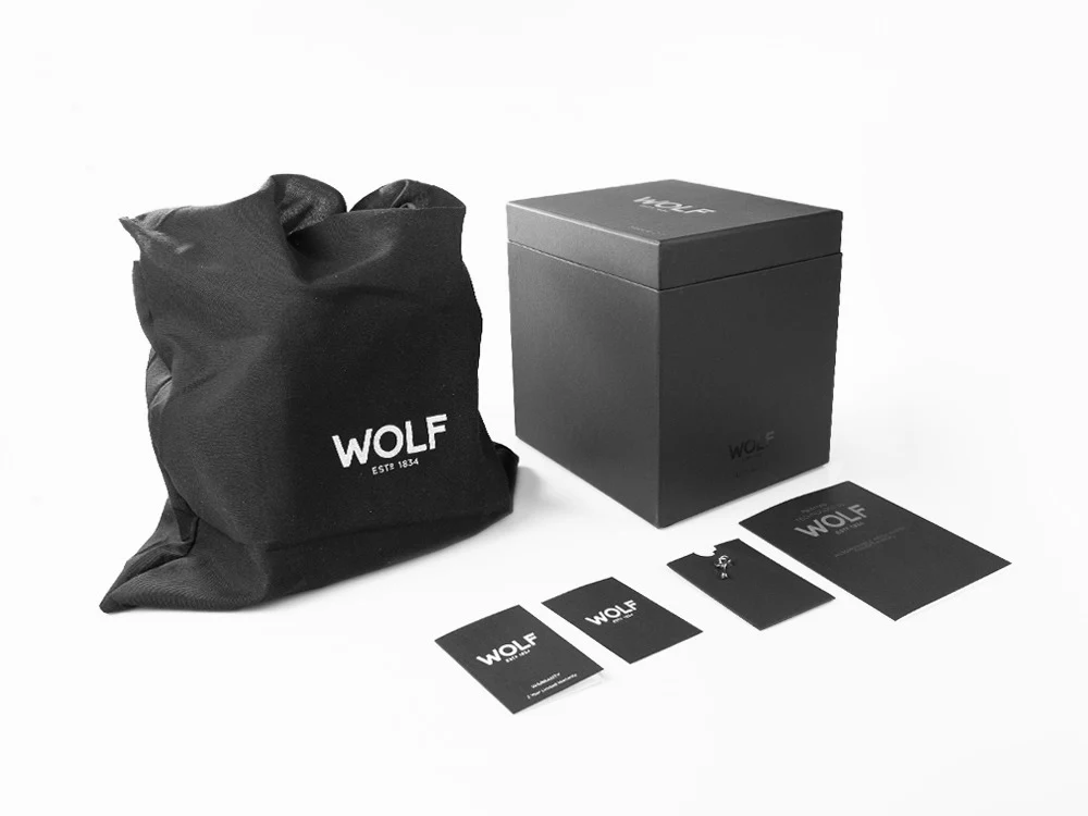 WOLF Roadster Watch winder, 1 Watch, Black, Vegan Leather, 457056 - Image 8