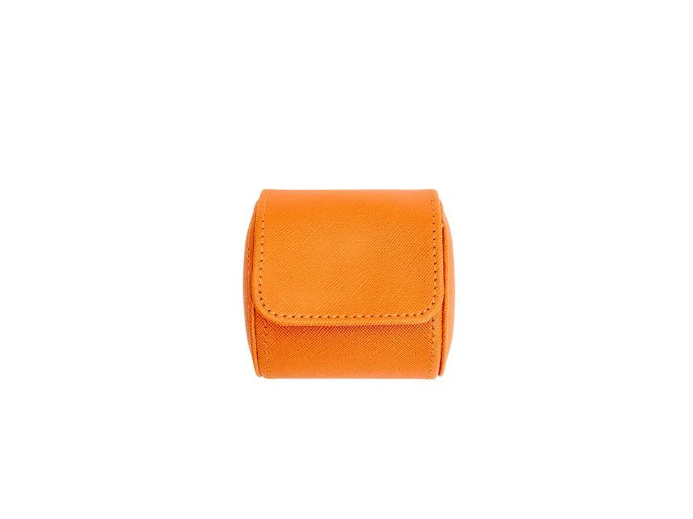 WOLF Tutti Frutti Watch roll, 1 Watch, Orange, Vegan Leather, 680139