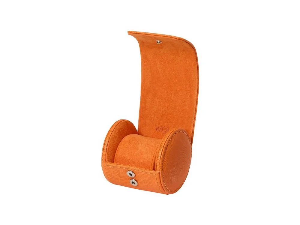 WOLF Tutti Frutti Watch roll, 1 Watch, Orange, Vegan Leather, 680139 - Image 4
