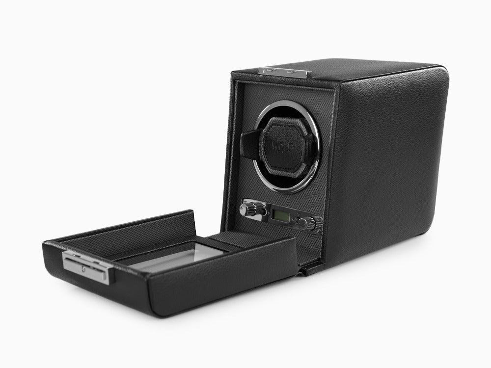 WOLF Viceroy Watch winder, 1 Watch, Black, Vegan Leather, 456002 - Image 4