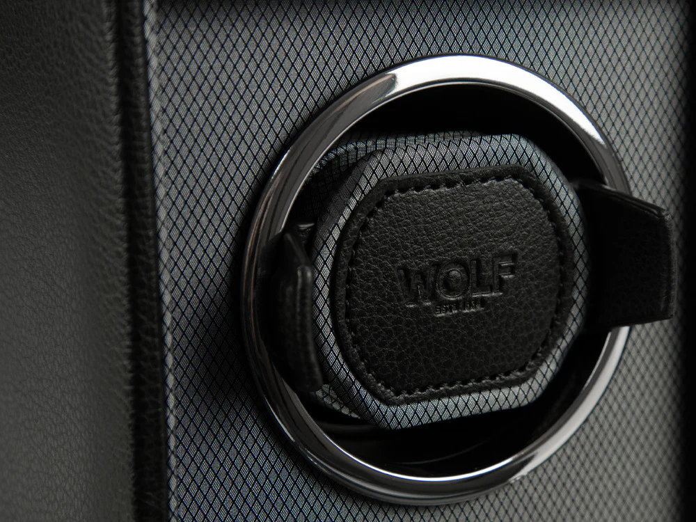 WOLF Viceroy Watch winder, 1 Watch, Black, Vegan Leather, 456002 - Image 9