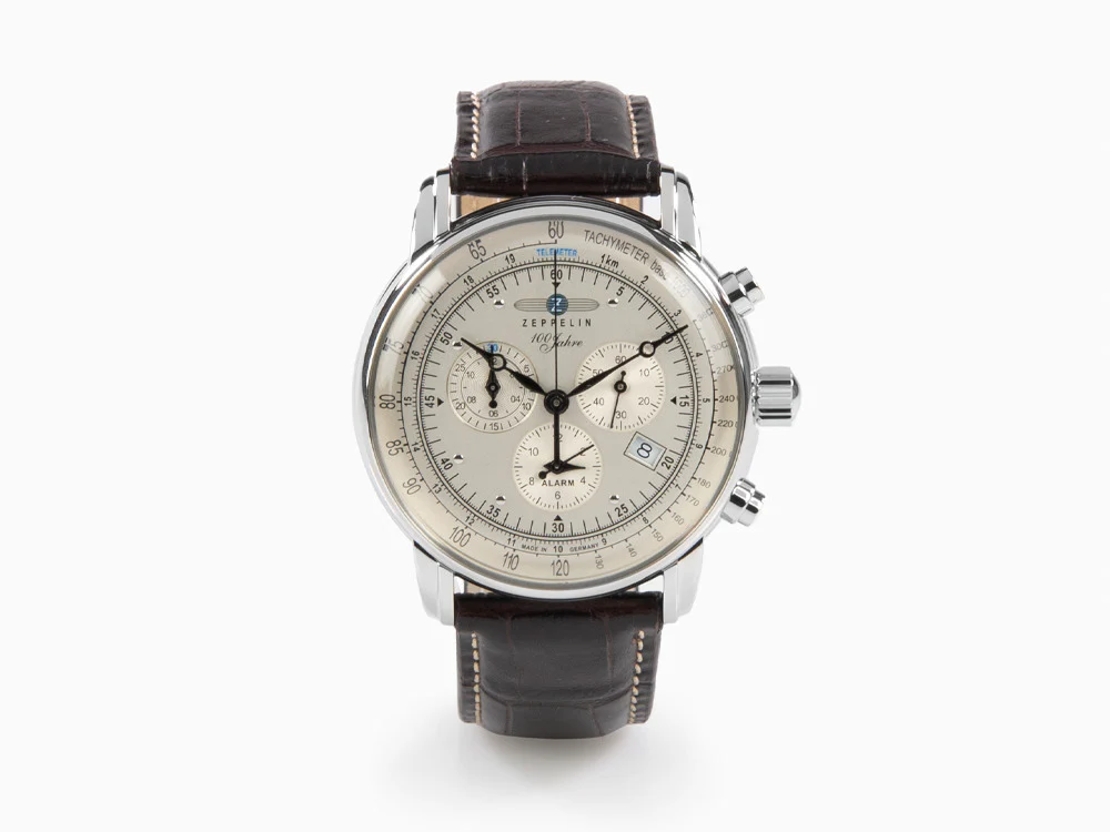 Zeppelin 100 Years Zeppelin Ed. 1 Quartz Watch, 42 mm, Day, 7680-1 - Image 2
