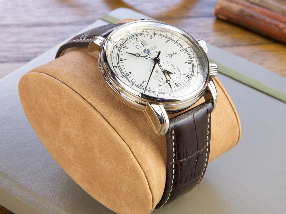 Zeppelin 100 Years Zeppelin Ed. 1 Quartz Watch, Silver, 42 mm, GMT, 7640-1 - Image 7