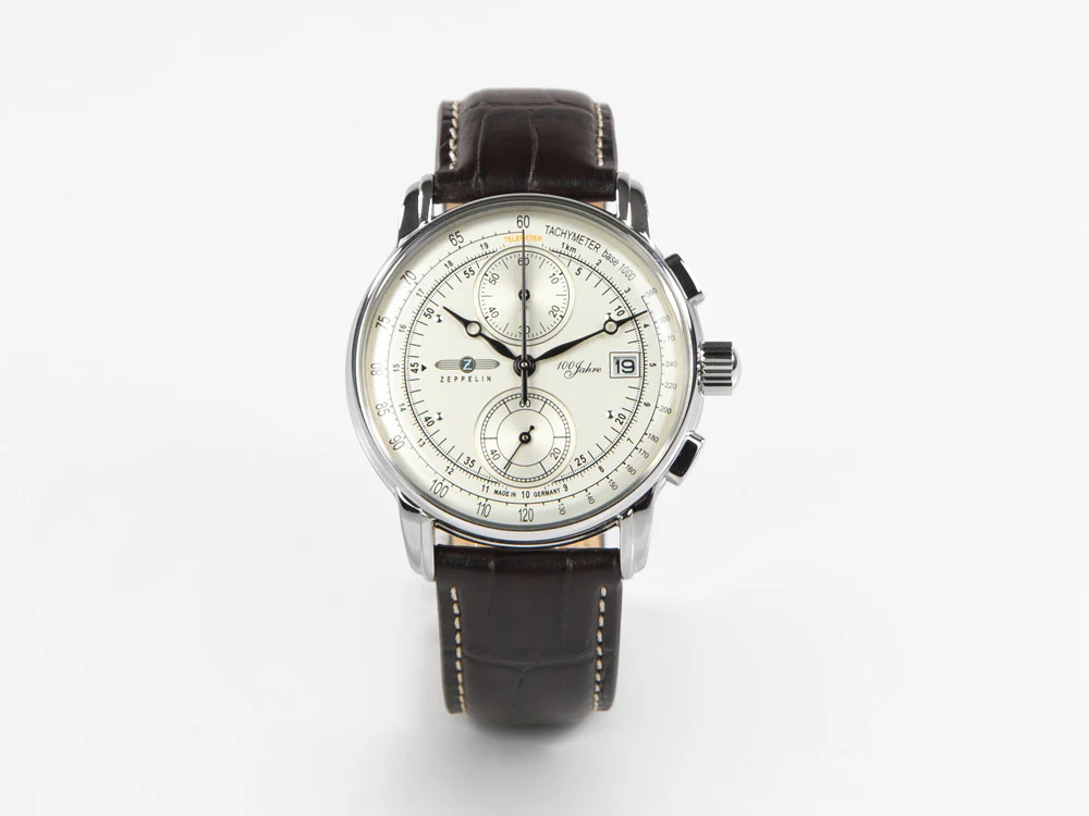 Zeppelin 100 Years Zeppelin Ed. 1 Quartz Watch, White, 42 mm, Day, 8670-1 - Image 2