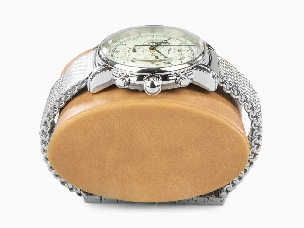 Zeppelin 100 Years Zeppelin Ed. 1 Watch, Beige, 42 mm, Day, Mesh strap, 8680M-3 - Image 5