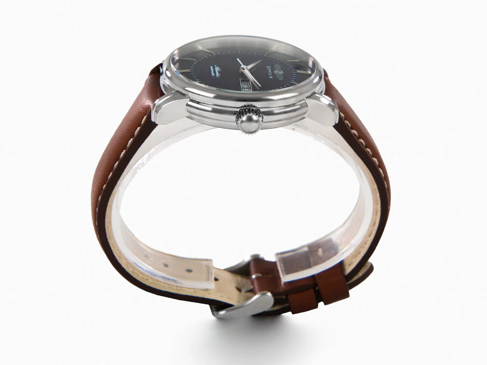 Zeppelin Atlantic Automatic Watch, Blue, 41 mm, Day and date, Leather, 8466-3 - Image 5