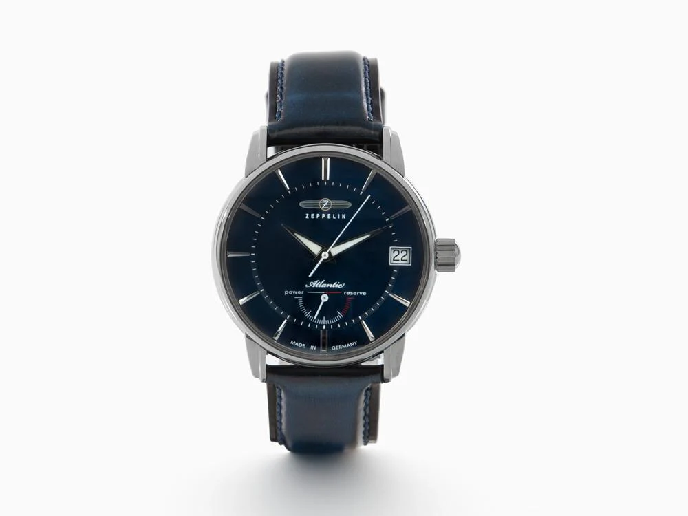 Zeppelin Atlantic Automatic Watch, Blue, 43 mm, Day, LE, 8416-3 - Image 2