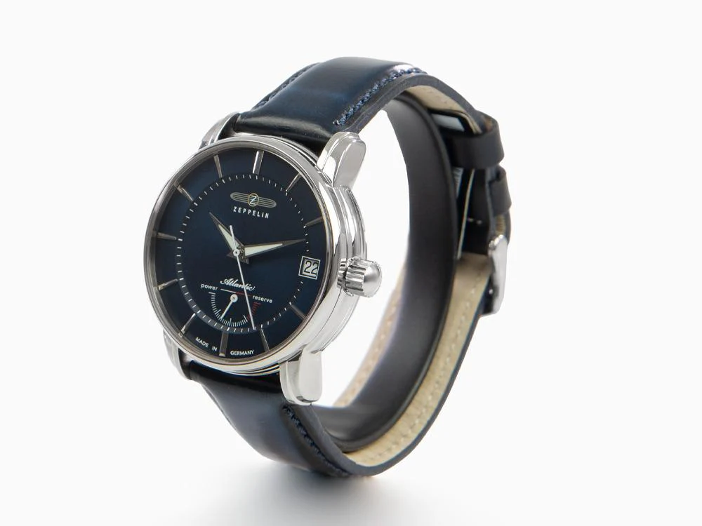 Zeppelin Atlantic Automatic Watch, Blue, 43 mm, Day, LE, 8416-3 - Image 4
