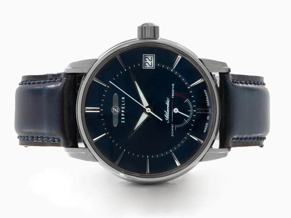 Zeppelin Atlantic Automatic Watch, Blue, 43 mm, Day, LE, 8416-3 - Image 7