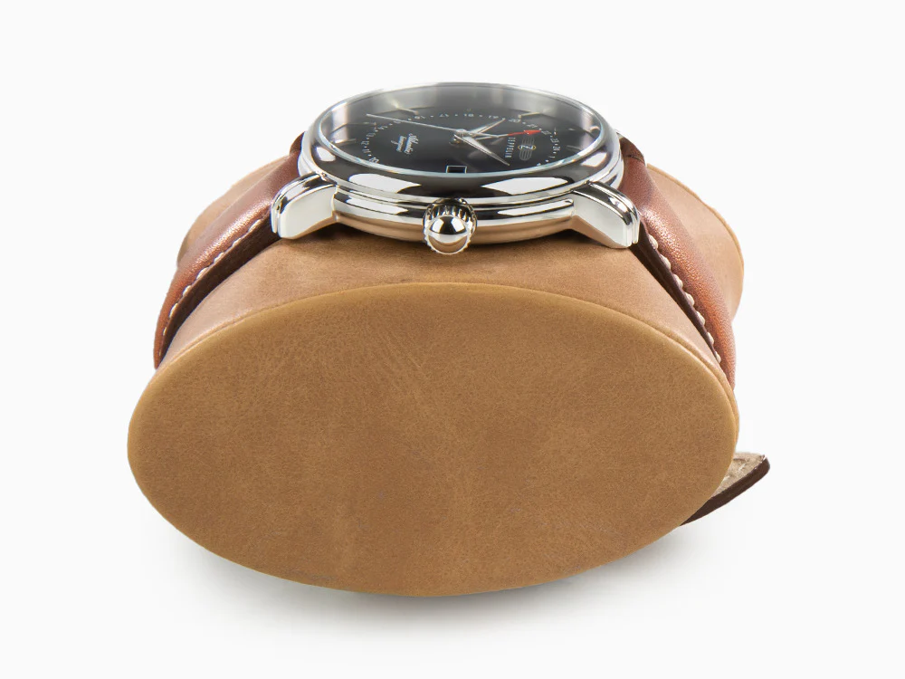 Zeppelin Atlantic Quartz Watch, Blue, 41 mm, Day, Leather strap, 8442-3 - Image 5