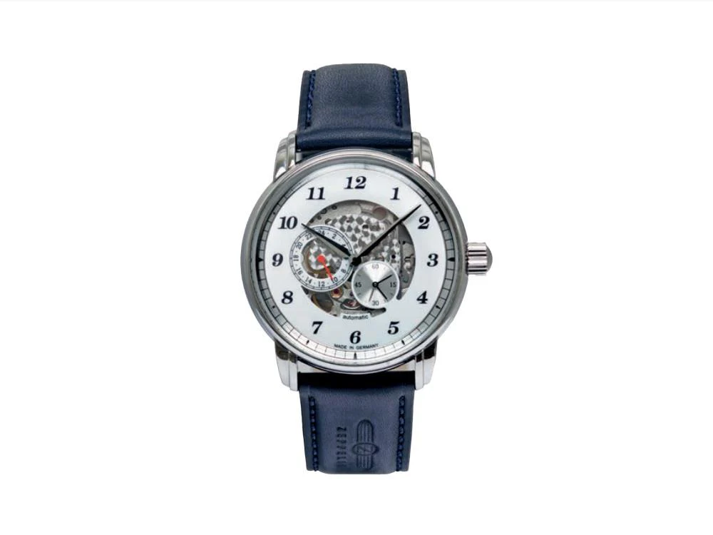 Zeppelin Captain Line Automatic Watch, White, 42 mm, 8658-3
