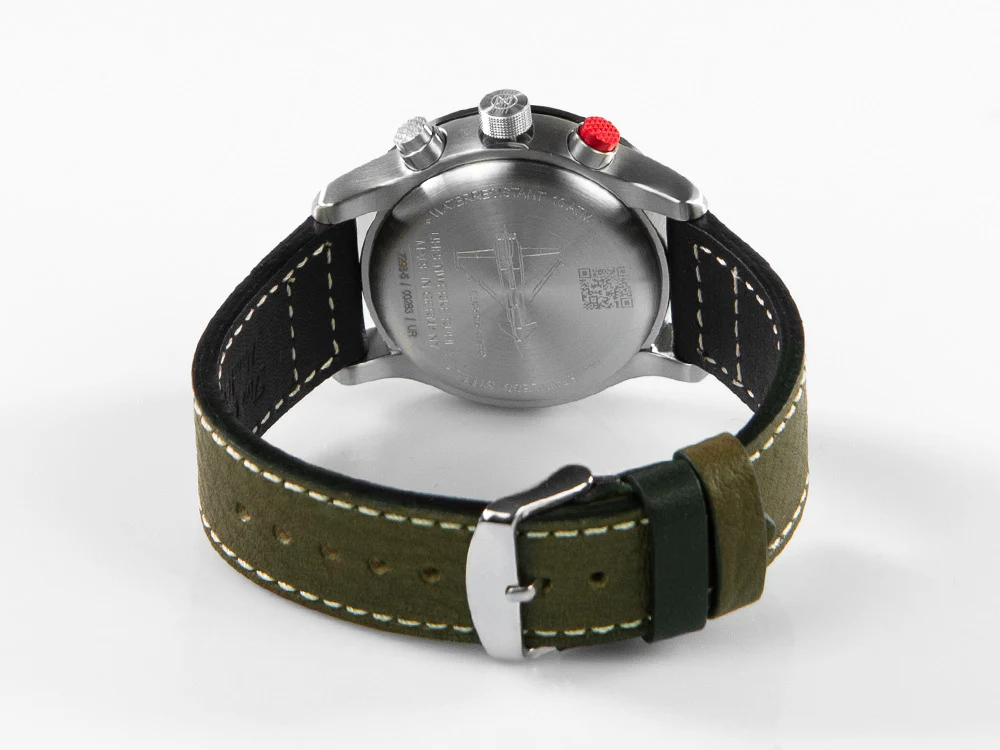 Zeppelin Eurofighter Quartz Watch, White, Day, Leather strap, 7298-5 - Image 3