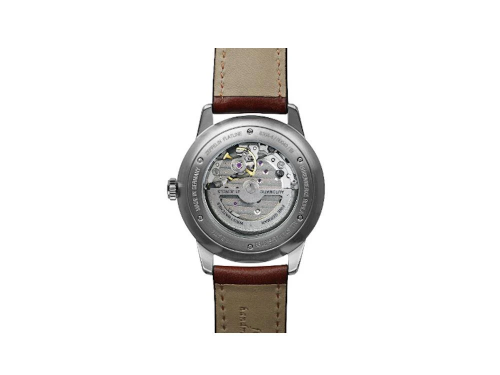 Zeppelin Flatline Automatic Watch, Green, 40 mm, 8364-4 - Image 2