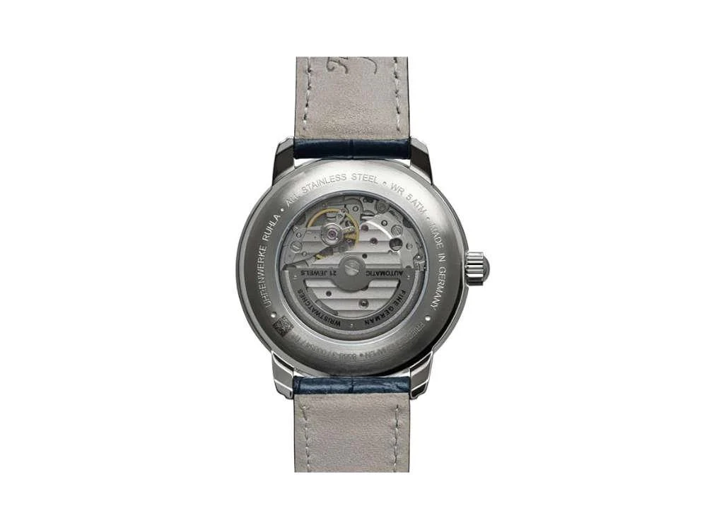 Zeppelin Friedrichshafen 24-Hour Automatic Watch, Blue, 40 mm, 8568-3 - Image 3