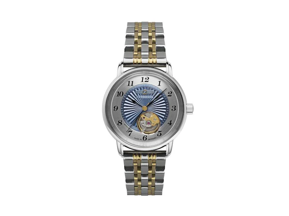 Zeppelin Friedrichshafen Ladies Automatic Watch, Blue, 36 mm, 8567M-3 - Image 2