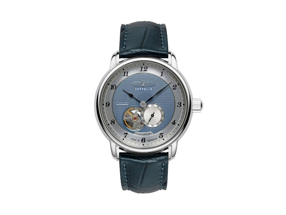 Zeppelin Friedrichshafen Open Heart Automatic Watch, Blue, 40 mm, 8566-3 - Image 2