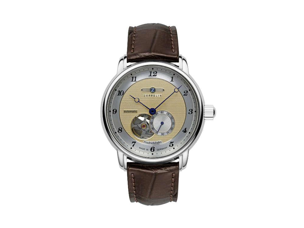Zeppelin Friedrichshafen Open Heart Automatic Watch, Golden, 40 mm, 8566-5 - Image 2
