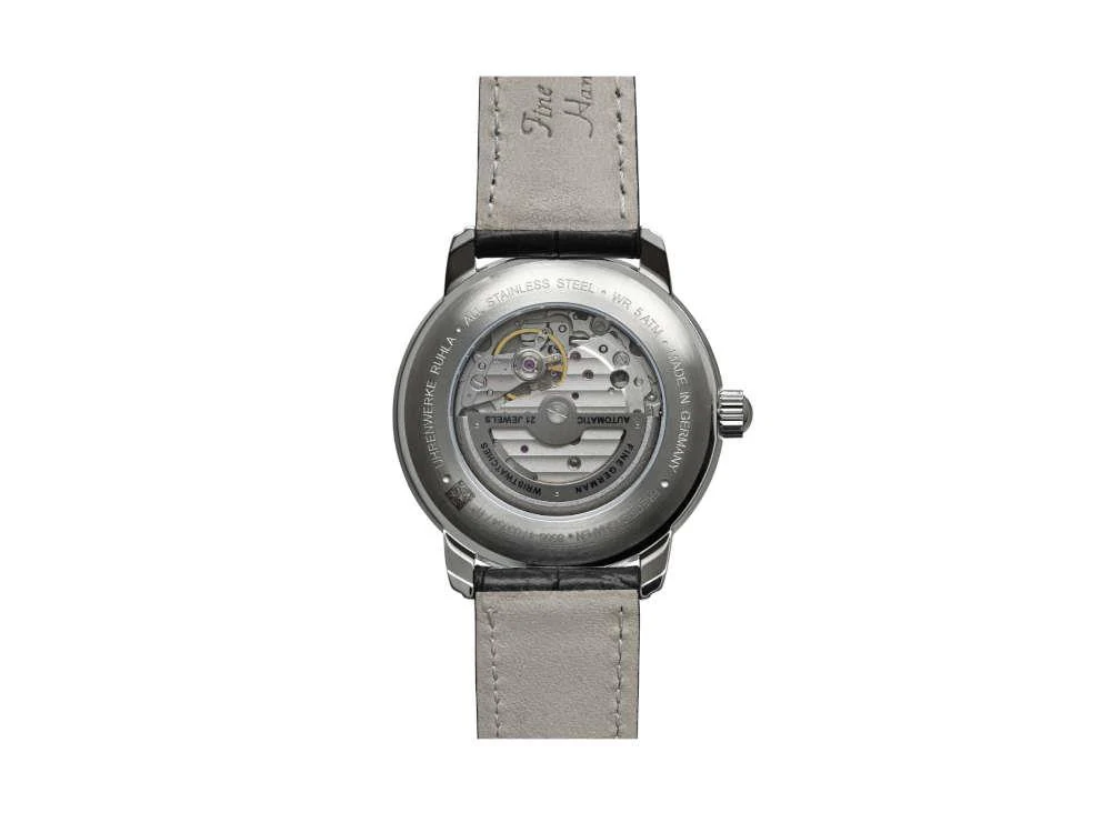 Zeppelin Friedrichshafen Open Heart Automatic Watch, Silver, 40 mm, 8566-4 - Image 3