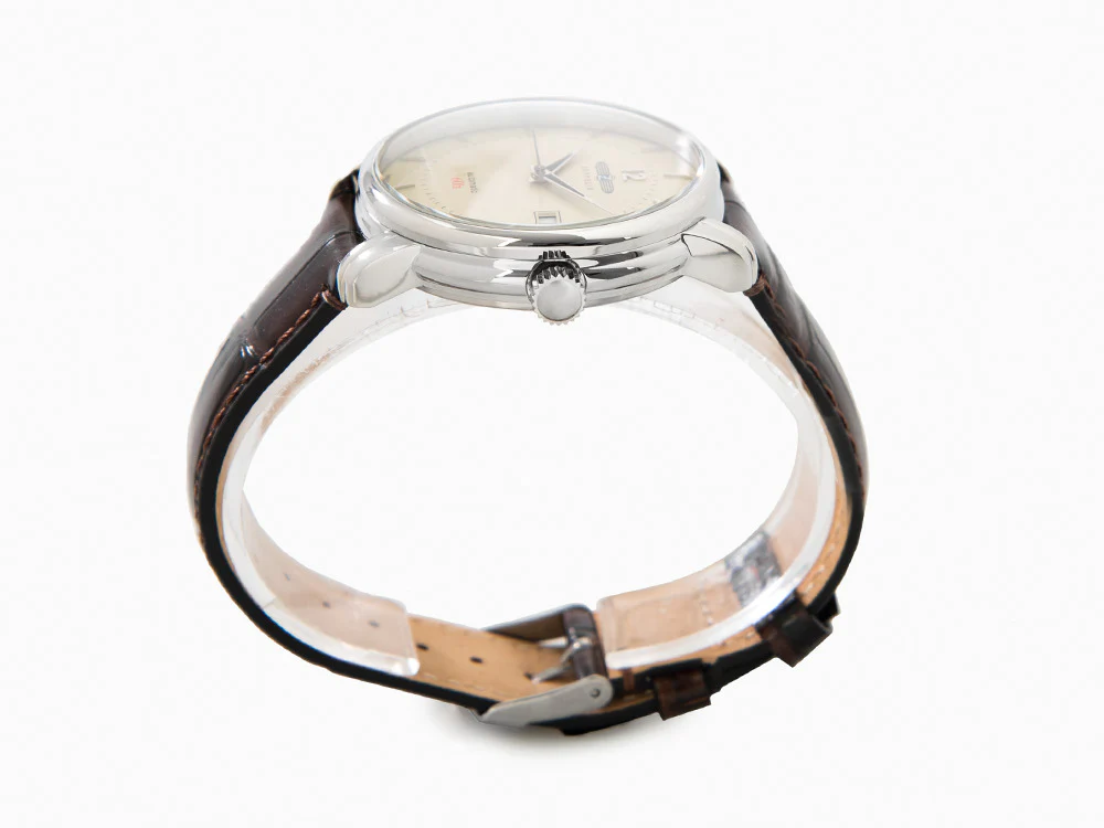 Zeppelin LZ 120 Bodensee Automatic Watch, Beige, 40cm, Leather strap, 8160-5 - Image 5