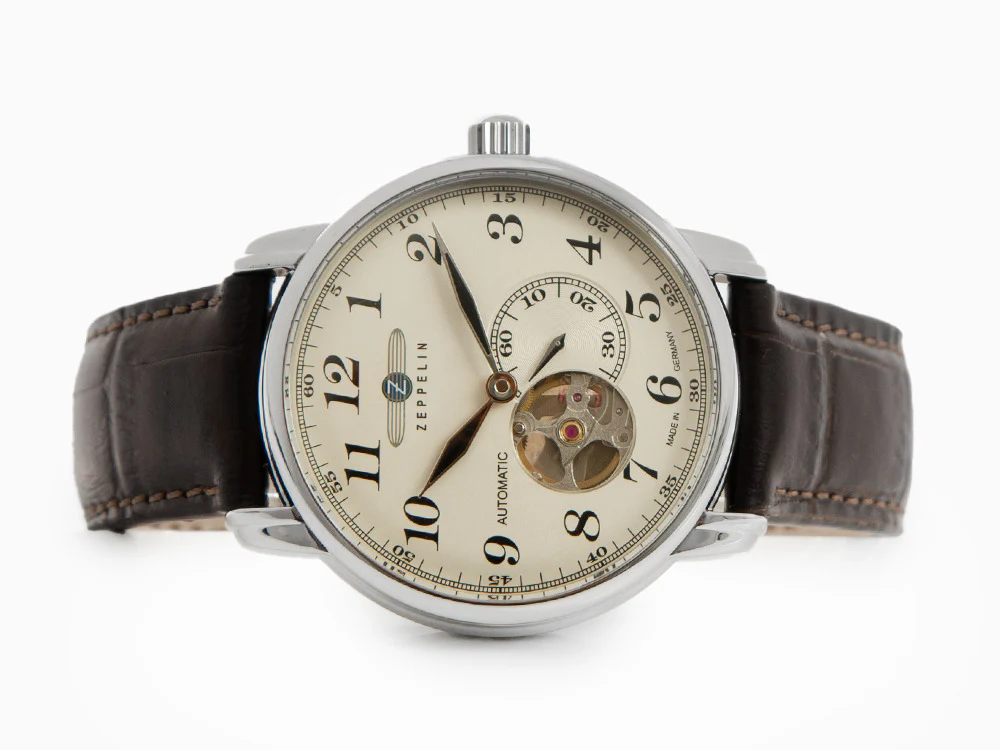Zeppelin LZ 127 Graf Zeppelin Automatic Watch, Beige, 40 mm, 7666-5 - Image 7