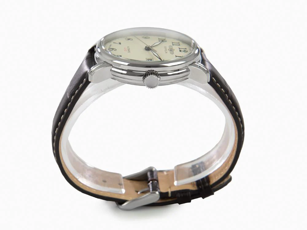 Zeppelin LZ 127 Graf Zeppelin Automatic Watch, Beige, 42 mm, Day, 7656-5 - Image 5