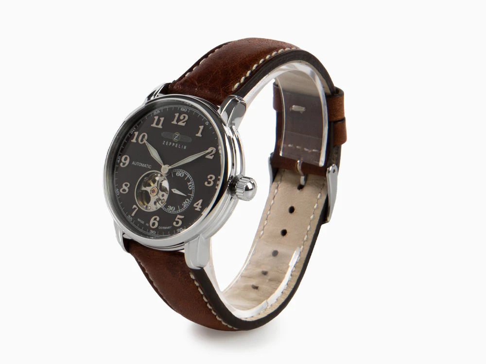 Zeppelin LZ 127 Graf Zeppelin Automatic Watch, Brown, 40 mm, 7666-4 - Image 4