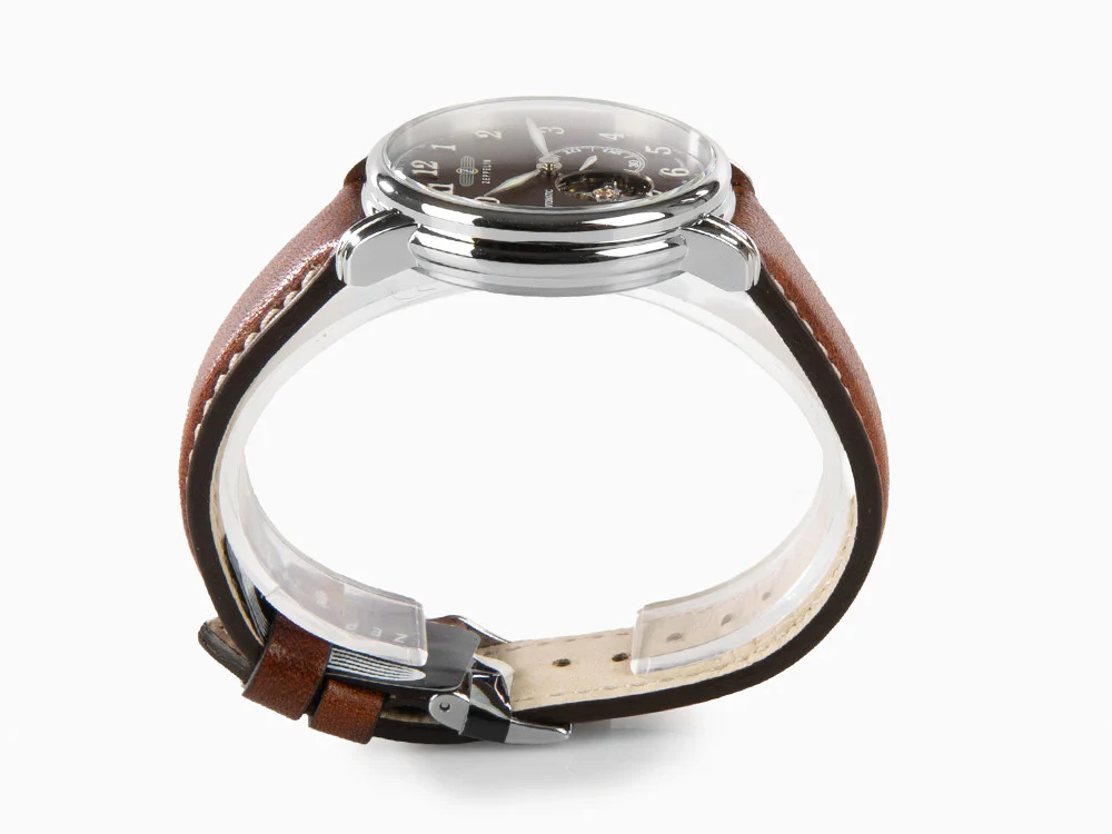 Zeppelin LZ 127 Graf Zeppelin Automatic Watch, Brown, 40 mm, 7666-4 - Image 6