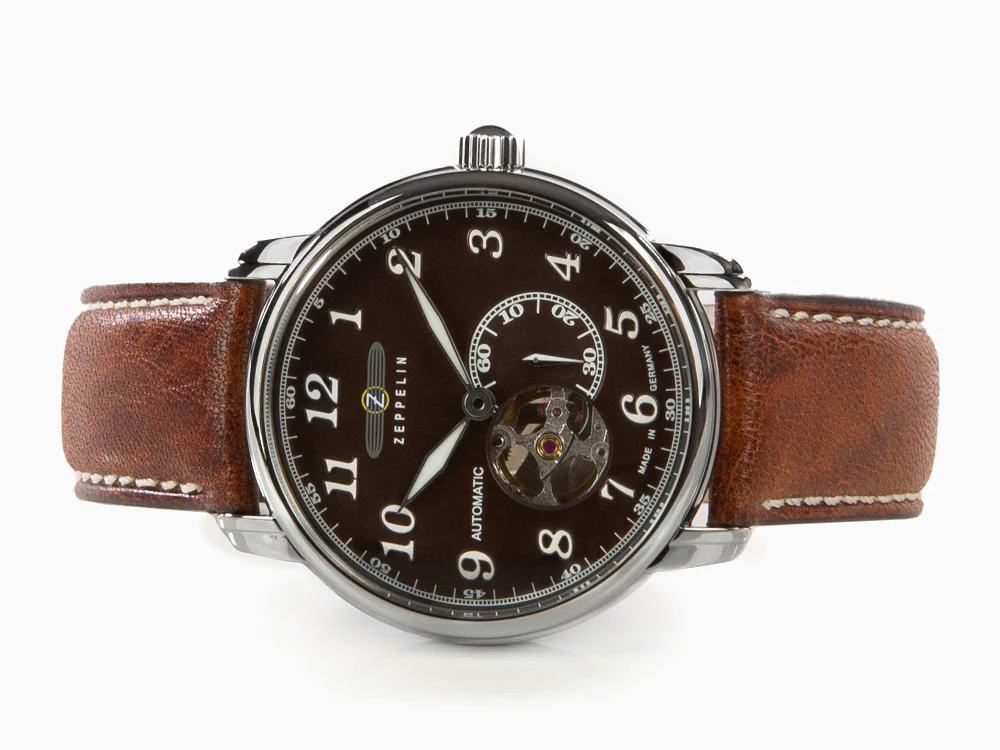 Zeppelin LZ 127 Graf Zeppelin Automatic Watch, Brown, 40 mm, 7666-4 - Image 7