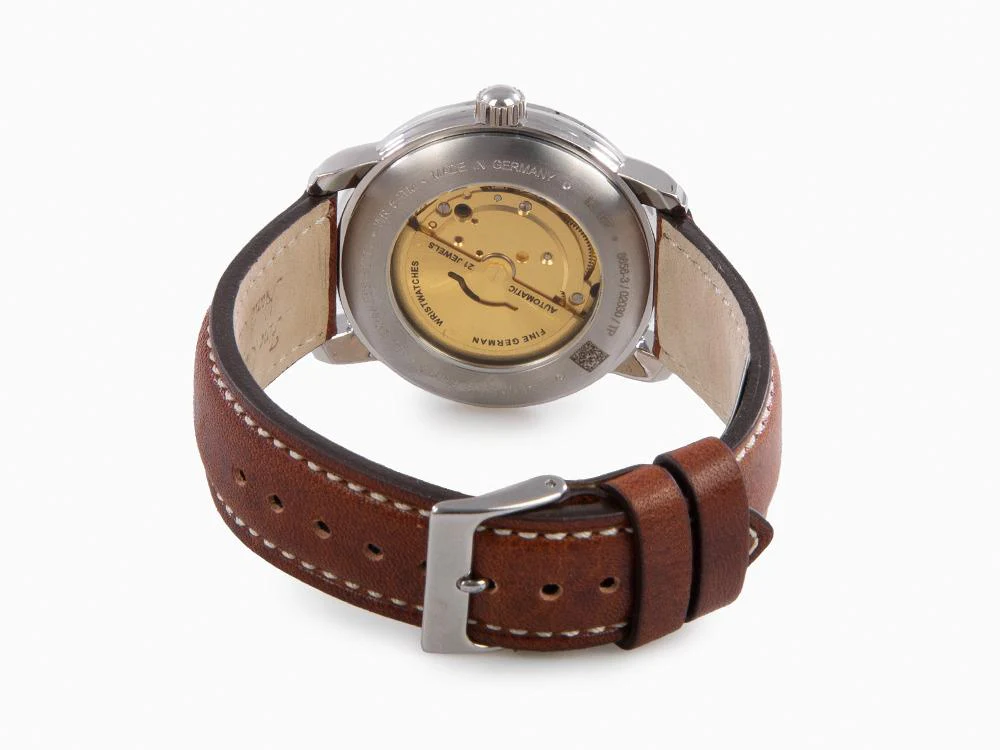 Zeppelin LZ 127 Graf Zeppelin Automatic Watch, Brown, 40 mm, Day, 8656-3 - Image 3