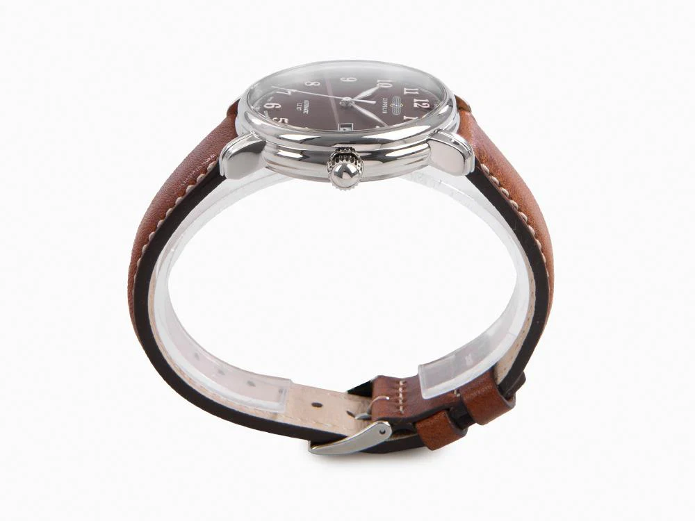 Zeppelin LZ 127 Graf Zeppelin Automatic Watch, Brown, 40 mm, Day, 8656-3 - Image 5