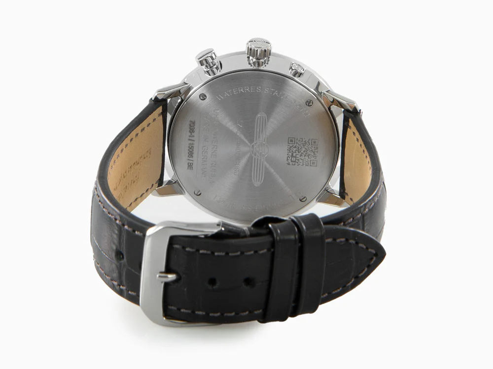 Zeppelin LZ 129 Hindenburg Moonphase Quartz Watch, Silver, 40 mm, 7036-1 - Image 3