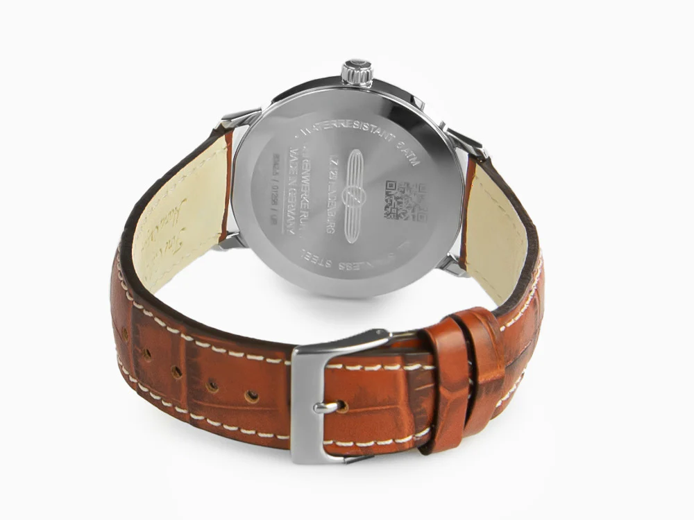 Zeppelin LZ 129 Hindenburg Quartz Watch, Beige, 40 mm, Day, Leather, 8042-5 - Image 3