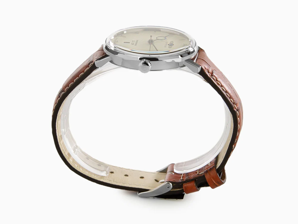Zeppelin LZ 129 Hindenburg Quartz Watch, Beige, 40 mm, Day, Leather, 8042-5 - Image 5