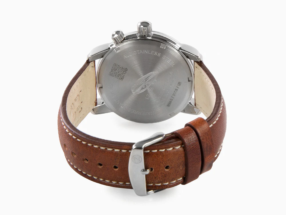 Zeppelin LZ126 Los Angeles Quartz Watch, Blue, 42 mm, GMT, Pulsemeter, 8644-3 - Image 3