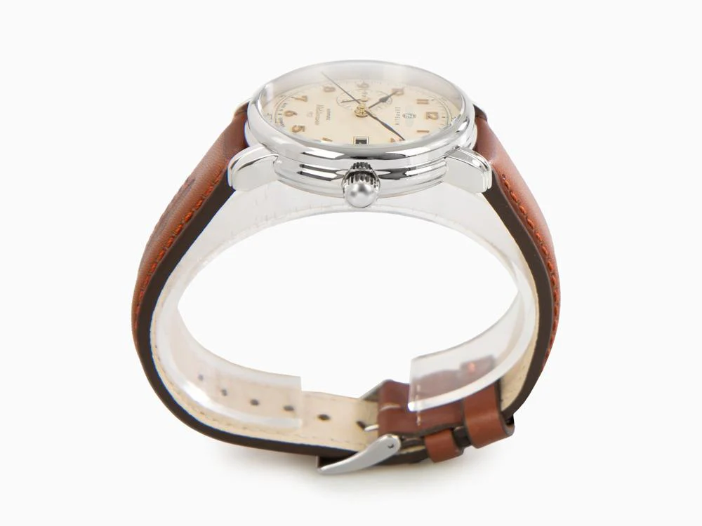 Zeppelin Méditerranée Automatic Watch, Beige, 40 mm, 9668-5 - Image 5